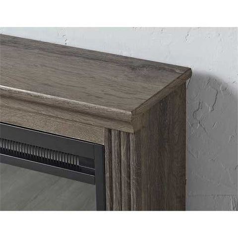 Image of Ventless Electric Fireplace in Espresso Wood Finish