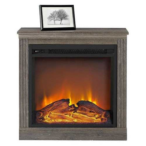 Image of Ventless Electric Fireplace in Espresso Wood Finish