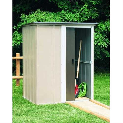 Image of Outdoor Lawn Garden Tool Storage Shed - 4-Ft x 5-Ft