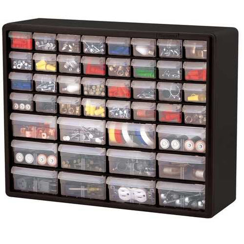 Image of Hardware Craft Fishing Garage Storage Cabinet in Black with Drawers