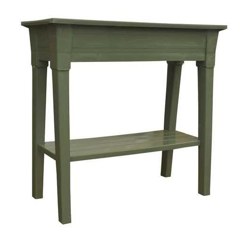 Image of Raised Planter in Sage Green Resin  - Great for Patio or Garden