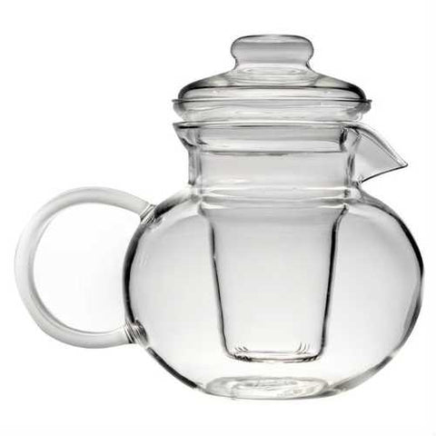 Image of Borosilicate Glass Stovetop Safe Teapot with Glass Tea Infuser