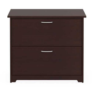 2-Drawer Lateral File Cabinet in Cherry Wood Finish