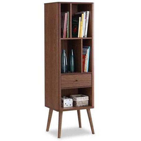 Image of Mid-Century Modern Classic Bookcase Sideboard Cabinet