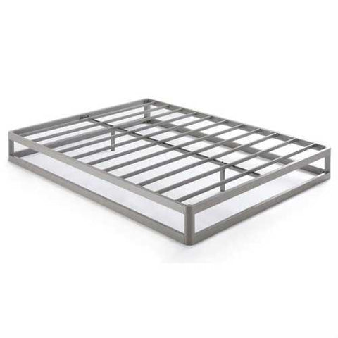 Image of Full size Heavy Duty Modern Low Profile Metal Platform Bed Frame