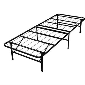 Twin size Metal Platform Bed Frame with 2 Headboard Brackets