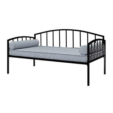 Image of Twin size Modern Black Metal Daybed for Bedroom or Living Room