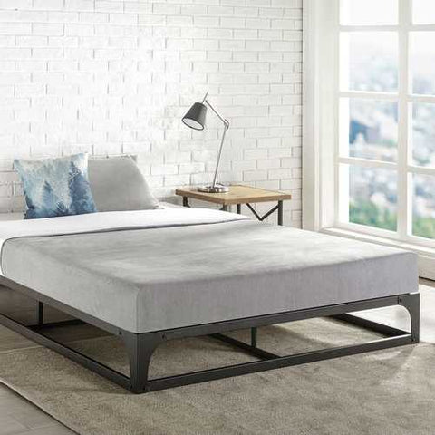 Image of Twin size Modern Low Profile Heavy Duty Metal Platform Bed Frame