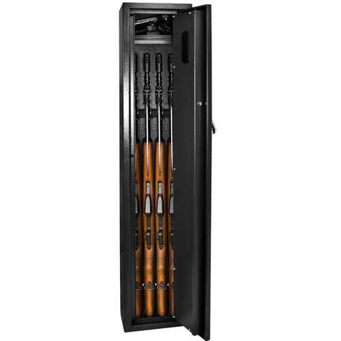 Image of Fingerprint Recognition Rifle Gun Safe with 2 Back up Keys and Floor Anchors Points