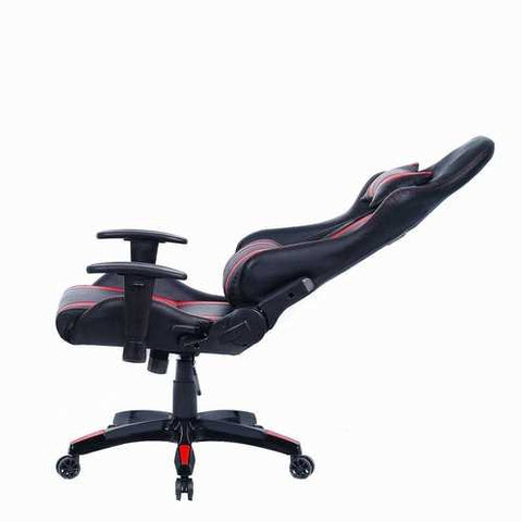 Image of Black Red Racing Stripe High Back Reclining Gaming Computer Office Chair