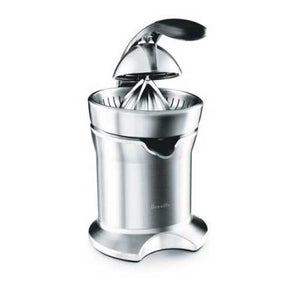 Breville Die-Cast Stainless Steel Motorized Citrus Press Juicer