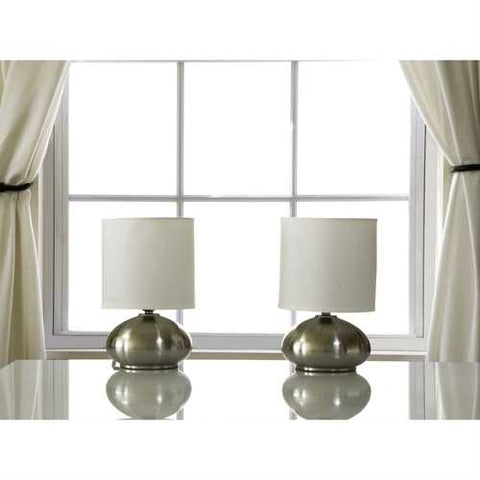 Image of Set of 2 Bedroom Table Lamp Night Light with Touch On Off Sensor