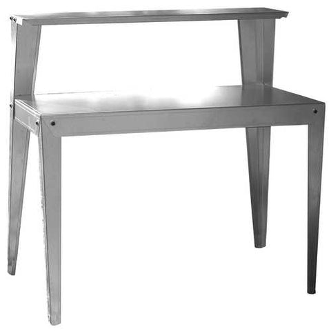 Image of 24 x 44 inch Galvanized Steel Top Utility Table Workbench Potting Bench