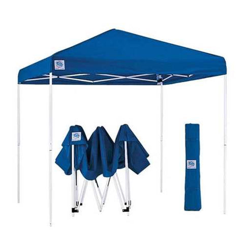 Image of Blue 10-Ft x 10-Ft Easy Up Canopy with Roller Carry Bag