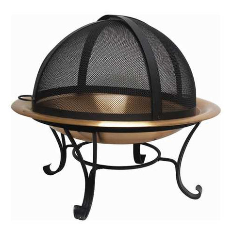 Image of Classic 30-inch Copper Fire Pit with Dome Screen