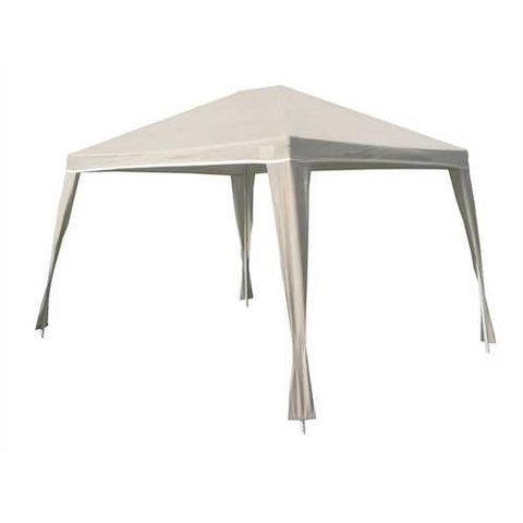 Image of Weather Resistant 10-Ft x 12-Ft Gazebo with UV Blocking Canopy in Camel