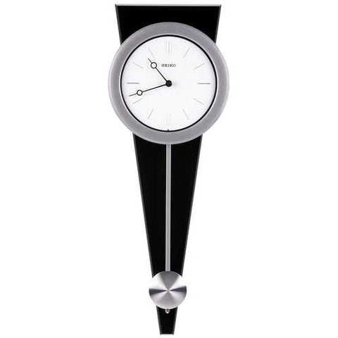 Image of Contemporary Wall Clock with Functional Pendulum Design