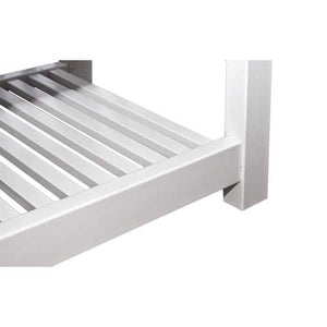 Elevated Planter Raised Grow Bed in White Vinyl