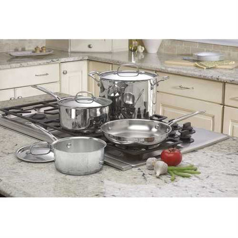 Image of 7-Piece Oven Safe Stainless Steel Cookware Set