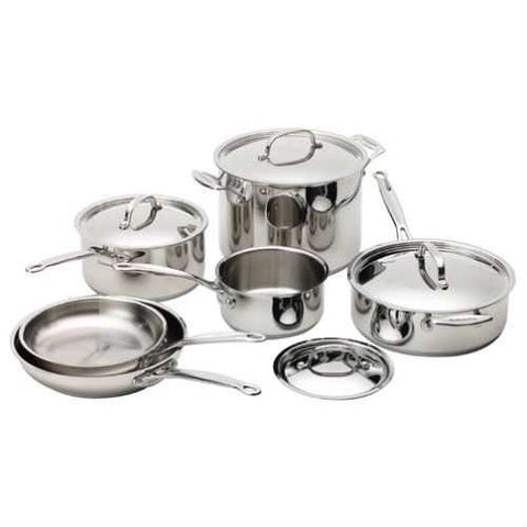 Image of 10-Piece Stainless Steel Cookware Set