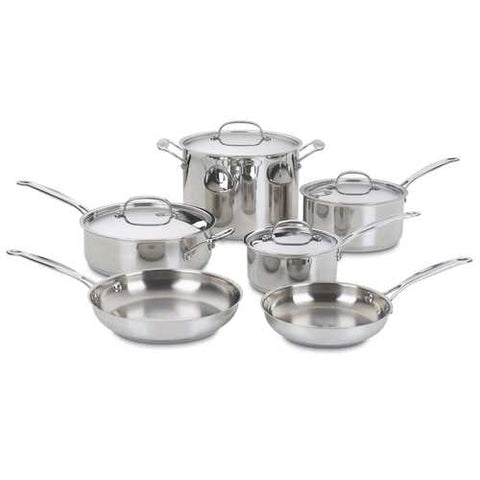 Image of 10-Piece Stainless Steel Cookware Set