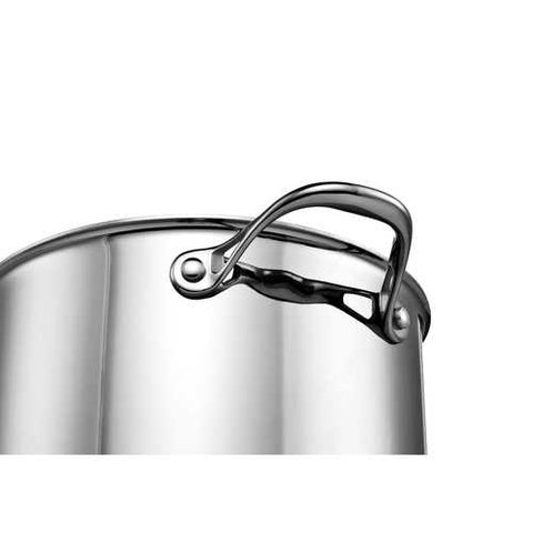 Image of 10-Piece Stainless Steel Cookware Set - Lifetime Warranty