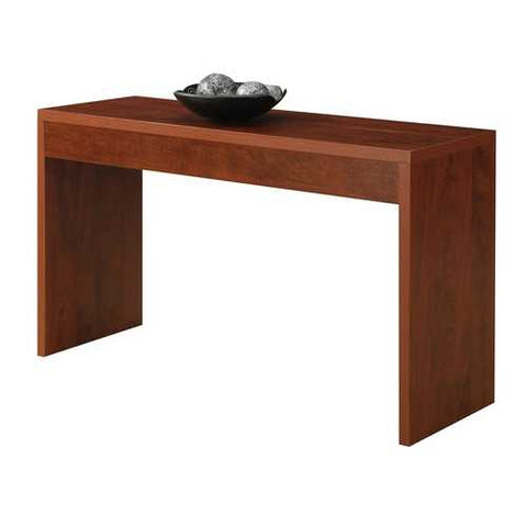 Image of Cherry Finish Sofa Table Modern Living Room Console Table