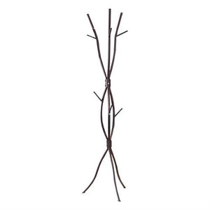 Tree Branch Metal Coat Rack Hat Stand in Bronze Finish