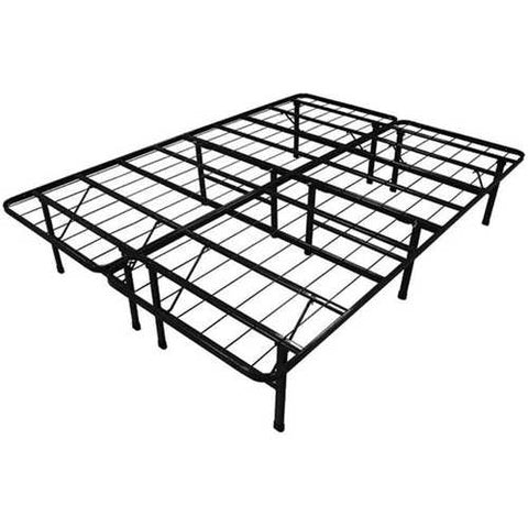 Image of King-size Steel Folding Metal Platform Bed Frame