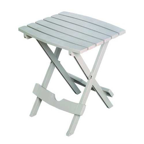 Image of Folding Side Table for Outdoor or Patio Garden in Desert Clay Resin