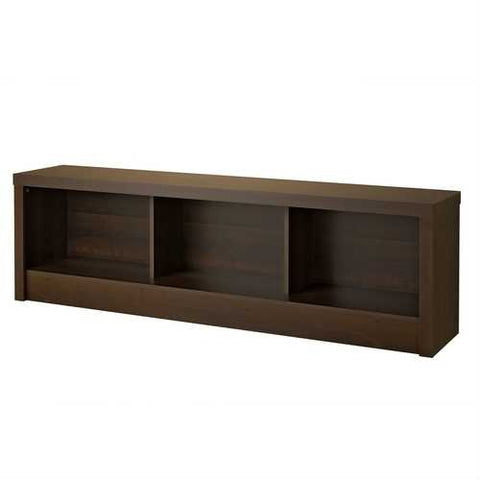 Image of Bedroom Storage Bench Footboard in Espresso Wood Finish