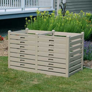 179-Gallon Mocha Vinyl Compost Bin Composter