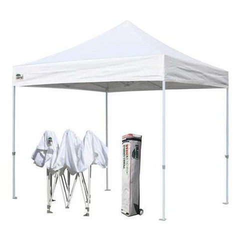 Image of Outdoor Pop Up 10 x 10 Ft Gazebo with White Canopy