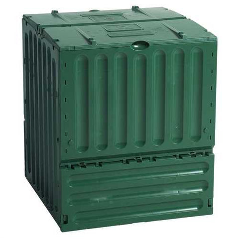 Image of Outdoor Composting 110-Gallon Composter Recycle Plastic Compost Bin - Green