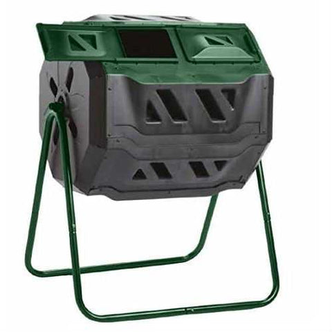 Image of Outdoor 43-Gallon Compost Bin Tumbler for Home Garden Composting