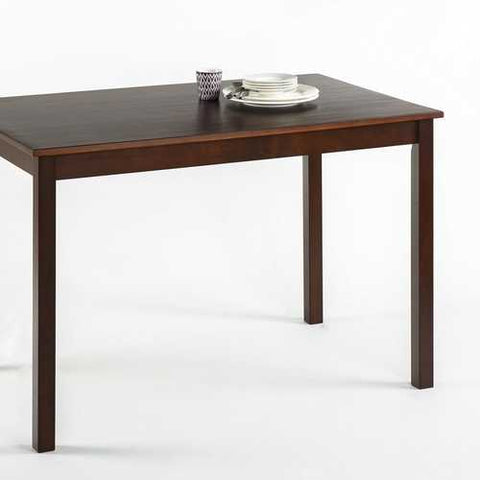 Image of Classic 45 x 28 inch Wooden Dining Table in Espresso Finish