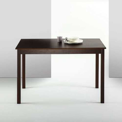 Image of Classic 45 x 28 inch Wooden Dining Table in Espresso Finish