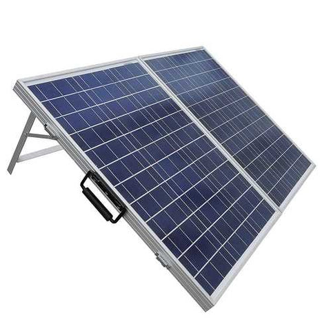 Image of 120 Watt Portable Folding Solar Panel 12V Battery Charger with Charge Controller