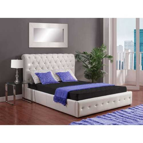 Image of Full size 6-inch Thick Innerspring Coil Mattress in Black