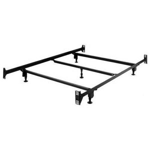 Full size 5-Leg Metal Bed Frame with Headboard and Footboard Brackets