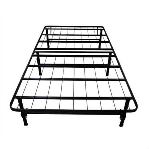 Image of Full size Black Metal Platform Bed Frame