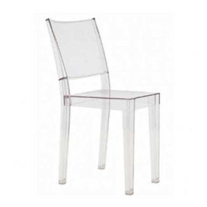 Transparent Stacking Dining Chair for Indoors or Outdoors