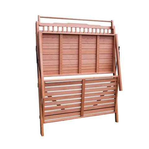 Image of Foldable Potting Bench Home Garden Planting Station