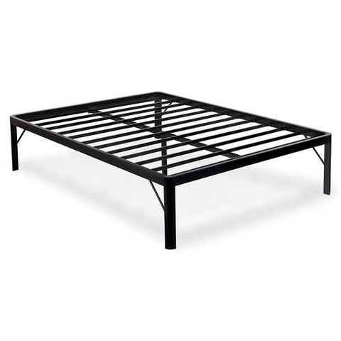 Image of Full size 18-inch High Rise Heavy Duty Metal Platform Bed Frame