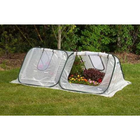 Image of Flower Starter-House Low-Tunnel Cold-Frame Style Greenhouse