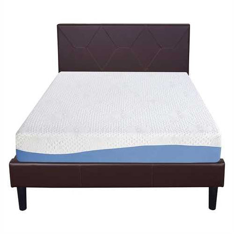 Image of Full size 10-inch Memory Foam Mattress with Gel Infused Comforter Layer