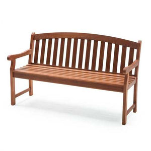 Outdoor Weather Resistant Wood 5-Ft Garden Bench in Natural