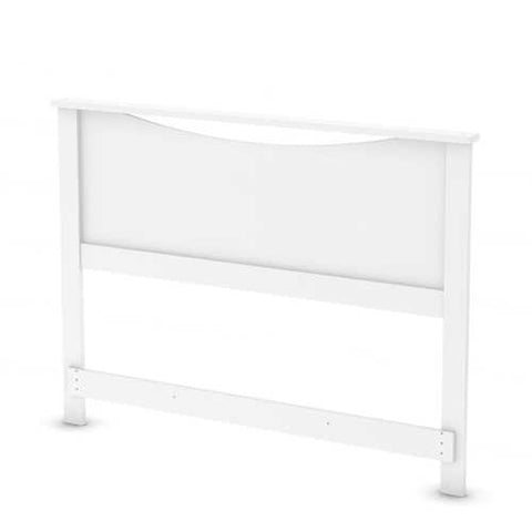 Image of Full size Headboard in White Wood Finish