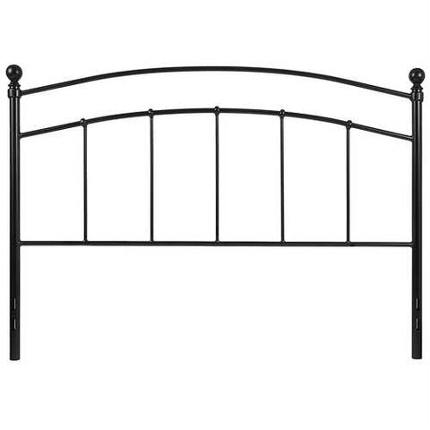 Image of King size Contemporary Classic Headboard in Black Metal Finish