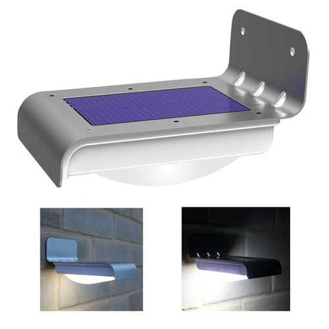 Image of Set of 2 - Bright LED Solar Powered Wireless Motion Sensor Light